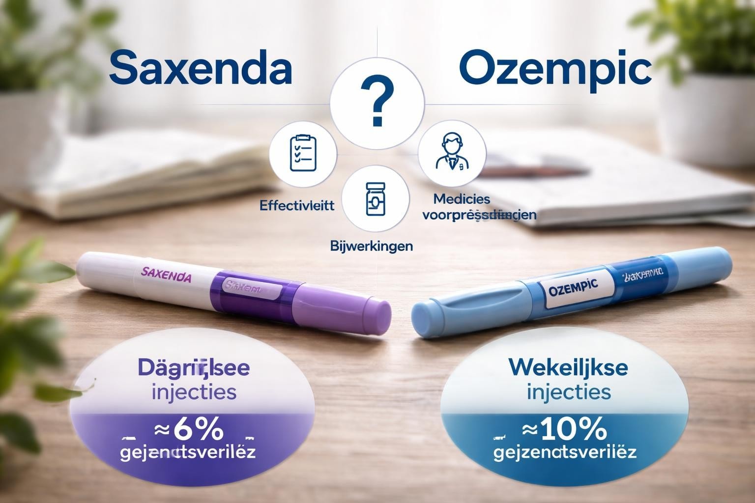 Saxenda of Ozempic: welke GLP-1 behandeling past bij jou?